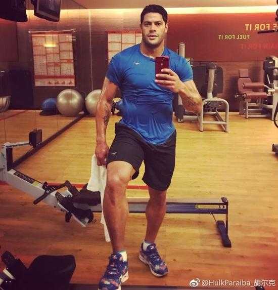 圖說：胡爾克在假期里依舊保持刻苦訓(xùn)練。