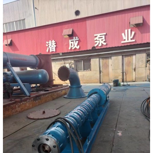 河道提水用臥式安裝潛水泵廠家-斜臥式深井泵