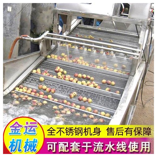 可定制氣泡清洗機 凈菜加工流水線 菠菜油菜黃瓜芹菜洗菜機