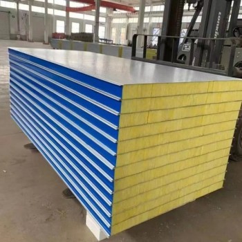 廠家直供防火巖棉復(fù)合板彩鋼瓦噴漆房